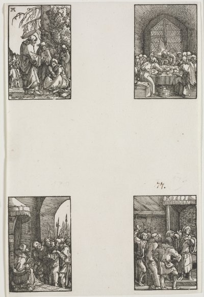De val en verlossing van de mens, ca. 1515 door Albrecht Altdorfer