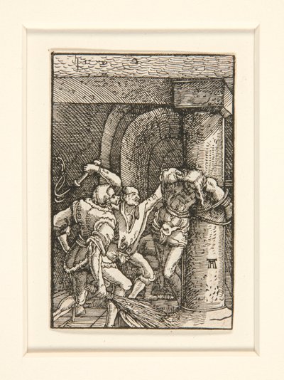 De Geseling, uit de serie De Val en Verlossing van de Mens door Albrecht Altdorfer