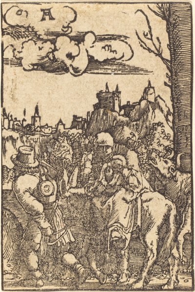 De vlucht naar Egypte door Albrecht Altdorfer
