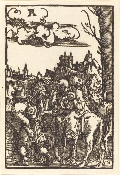 De vlucht naar Egypte door Albrecht Altdorfer