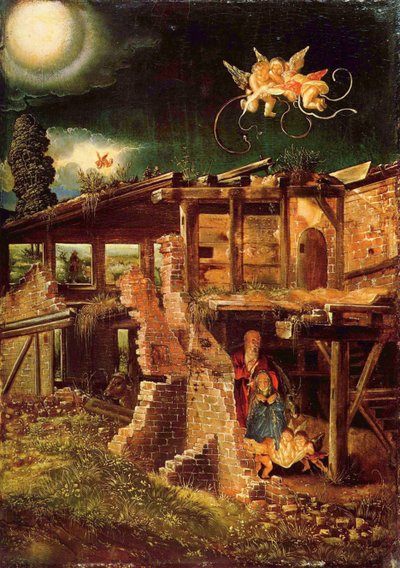 De Heilige Nacht De Geboorte van Christus, ca. 1513 door Albrecht Altdorfer