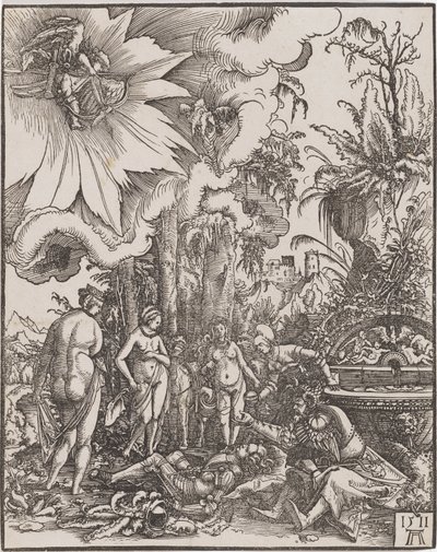 Het oordeel van Paris door Albrecht Altdorfer
