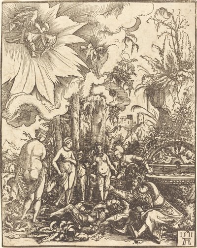 Het Oordeel van Paris door Albrecht Altdorfer