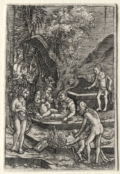 Het oordeel van Paris door Albrecht Altdorfer