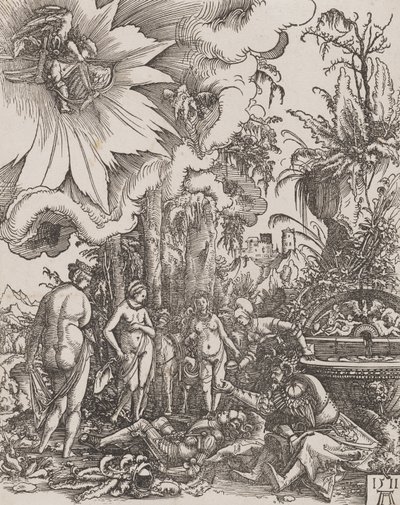 Het oordeel van Paris door Albrecht Altdorfer