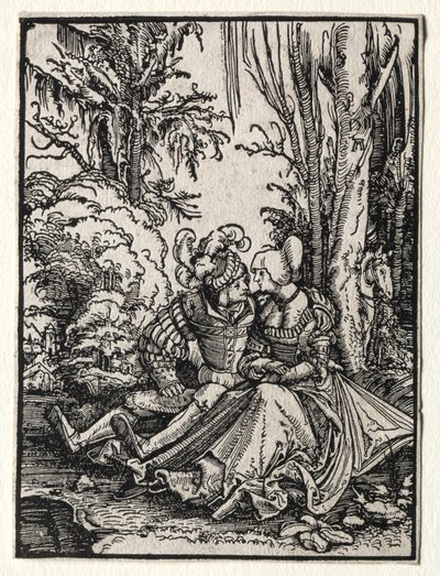De Geliefden door Albrecht Altdorfer