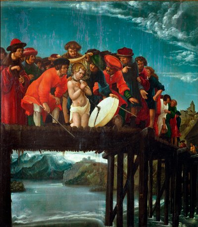 Het martelaarschap van Sint Florian (detail) door Albrecht Altdorfer