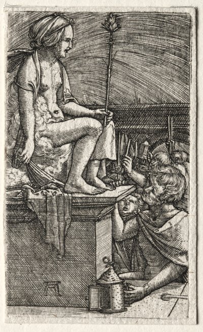 De Romeinse courtisane of De wraak van de tovenaar Virgil door Albrecht Altdorfer