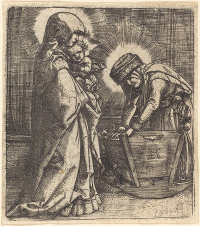 De Maagd en Kind en Sint Anna door Albrecht Altdorfer