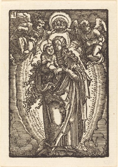 De Maagd als koningin van de hemel door Albrecht Altdorfer