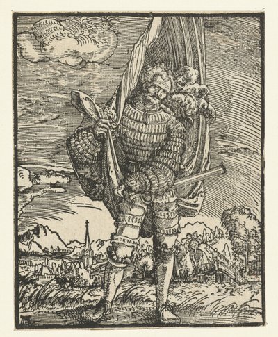 Vaandeldrager door Albrecht Altdorfer