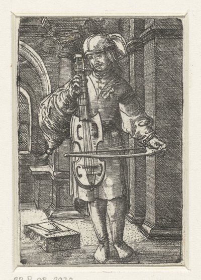 Vioolspeler door Albrecht Altdorfer