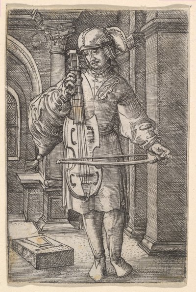 Vioolspeler door Albrecht Altdorfer