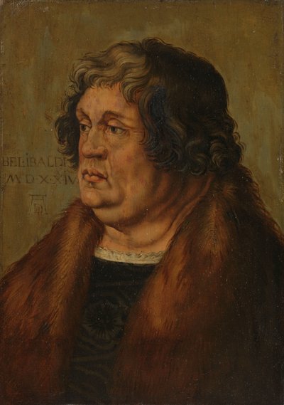 Willibald Pirkheimer (1470-1530) door Albrecht Dürer (copy after)