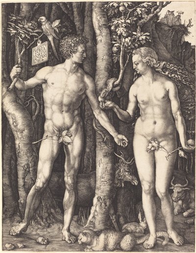 Adam en Eva door Albrecht Dürer