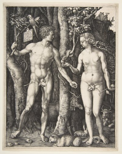 Adam en Eva, 1504 door Albrecht Dürer