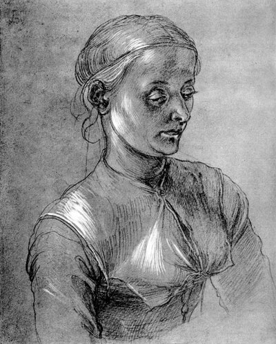Agnes, 1497, 1936 door Albrecht Dürer