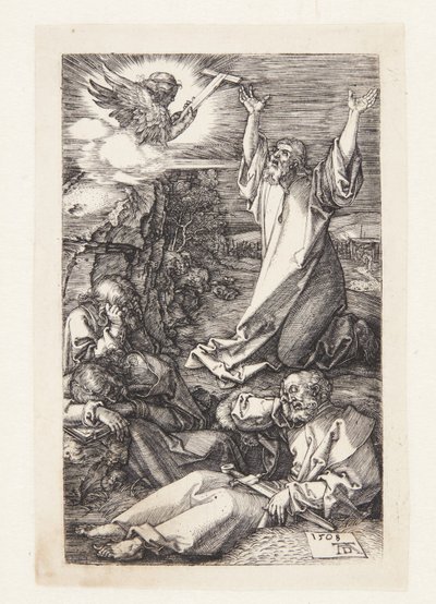 De doodsangst in de tuin door Albrecht Dürer