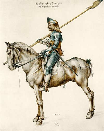 Harnas van een Duitse ridder door Albrecht Dürer