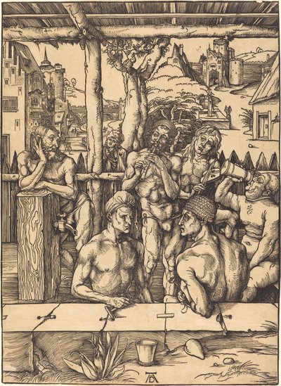 Badhuis door Albrecht Dürer