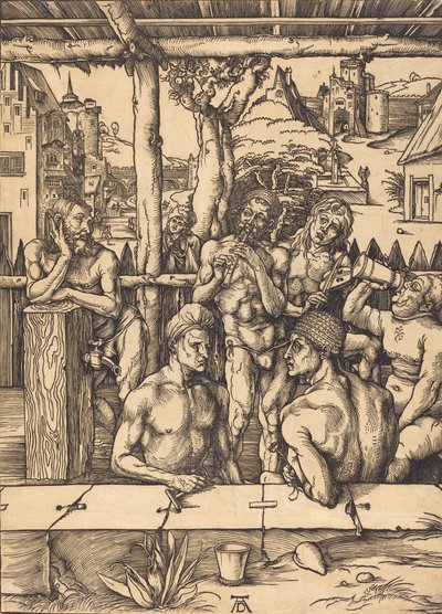 Badhuis door Albrecht Dürer