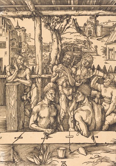 Bad Huis, c. 1496 door Albrecht Dürer