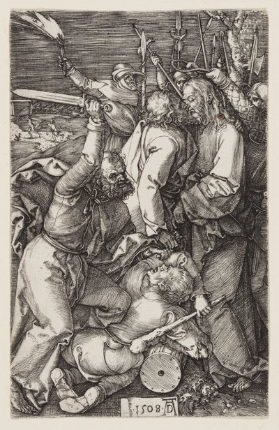 Verraad van Christus, uit De Gegraveerde Passie door Albrecht Dürer