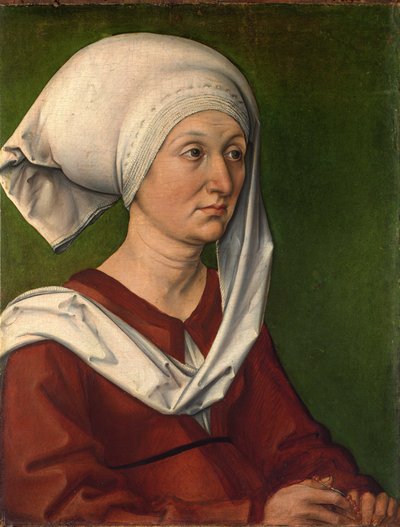 Portret van Barbara Dürer, geb. Holper door Albrecht Dürer