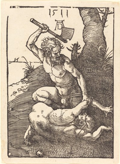 Kaïn doodt Abel door Albrecht Dürer