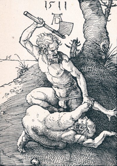 Kaïn doodt Abel door Albrecht Dürer