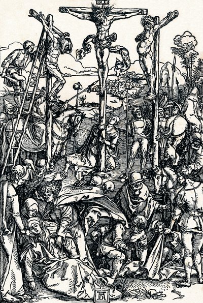 Calvarie met de Drie Kruisen, 1504 1906 door Albrecht Dürer