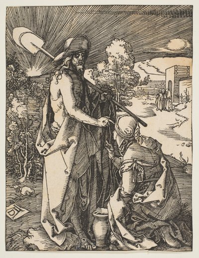 Christus Verschijnt aan Maria Magdalena, uit De Kleine Passie door Albrecht Dürer