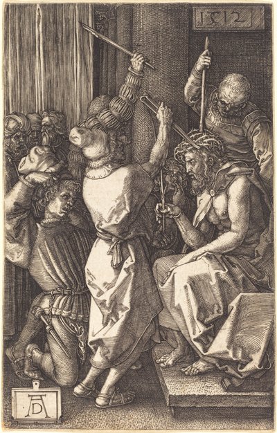 Christus met Doornenkroon door Albrecht Dürer