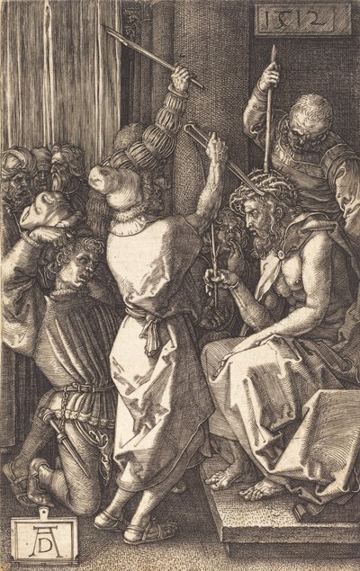 Christus gekroond met doornen, 1512 door Albrecht Dürer