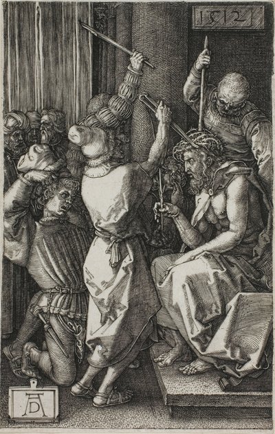 Christus met Doornenkroon, uit De Gegraveerde Passie door Albrecht Dürer