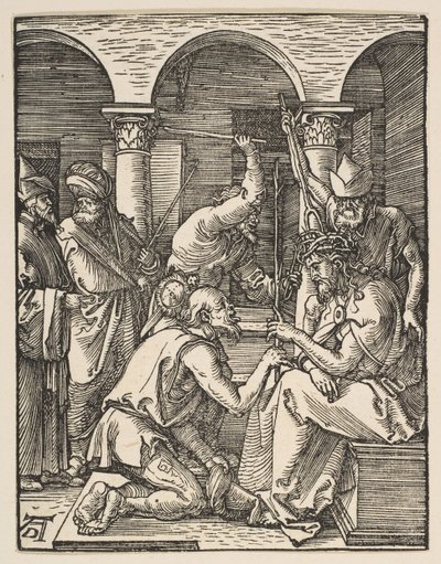 Christus gekroond met doornen, uit De Kleine Passie, ca. 1509 door Albrecht Dürer