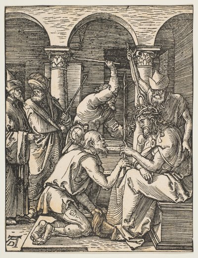 Christus Gekroond met Doornen, uit De Kleine Passie door Albrecht Dürer