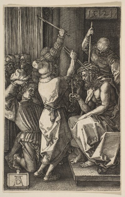 Christus Gekroond met Doornen, uit de Gegraveerde Passie door Albrecht Dürer