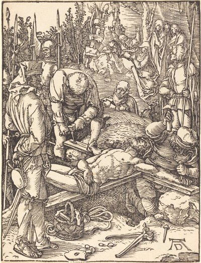 Christus aan het Kruis Genageld door Albrecht Dürer