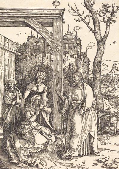 Christus Neemt Afscheid van Zijn Moeder, ca. 1504-1505 door Albrecht Dürer