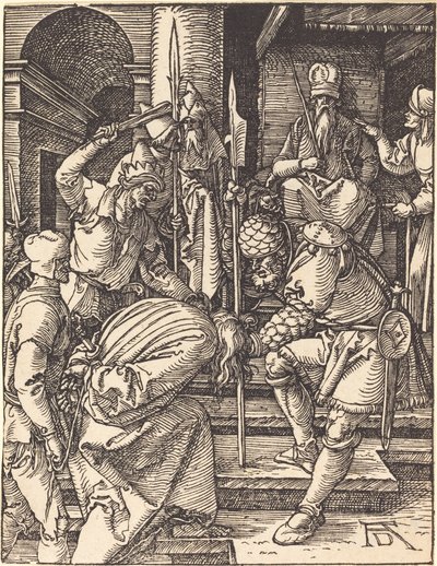 Christus voor Annas door Albrecht Dürer
