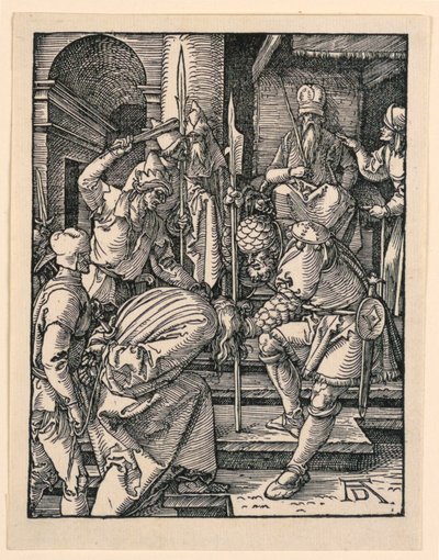 Christus voor Annas, uit De Kleine Passie Serie door Albrecht Dürer