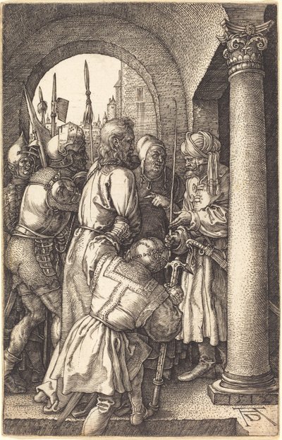 Christus voor Pilatus door Albrecht Dürer