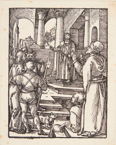 Christus voor Pilatus door Albrecht Dürer