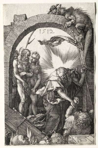 Christus in Limbo door Albrecht Dürer
