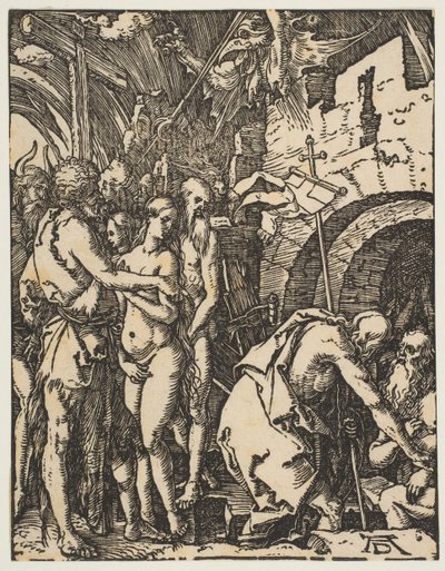 Christus in het voorgeborchte, uit De Kleine Passie, ca. 1509 door Albrecht Dürer