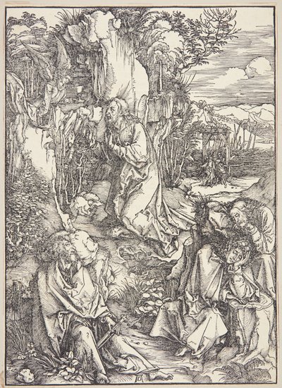 Christus op de Olijfberg door Albrecht Dürer
