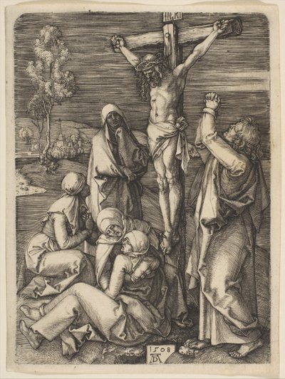 Christus aan het kruis, 1508 door Albrecht Dürer