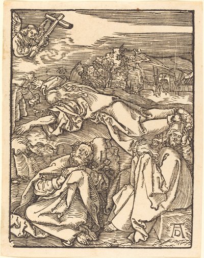 Christus op de Olijfberg door Albrecht Dürer