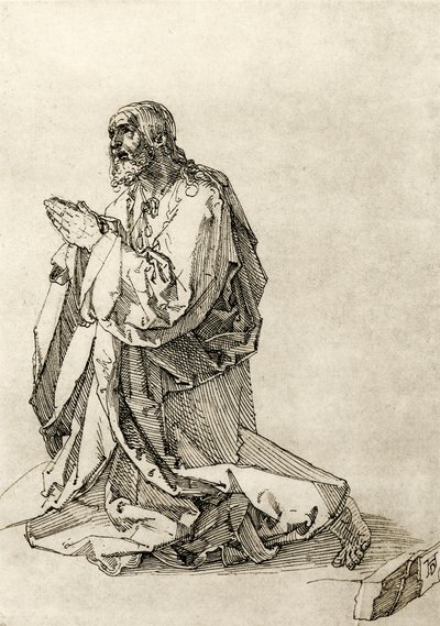 Christus op de Olijfberg door Albrecht Dürer